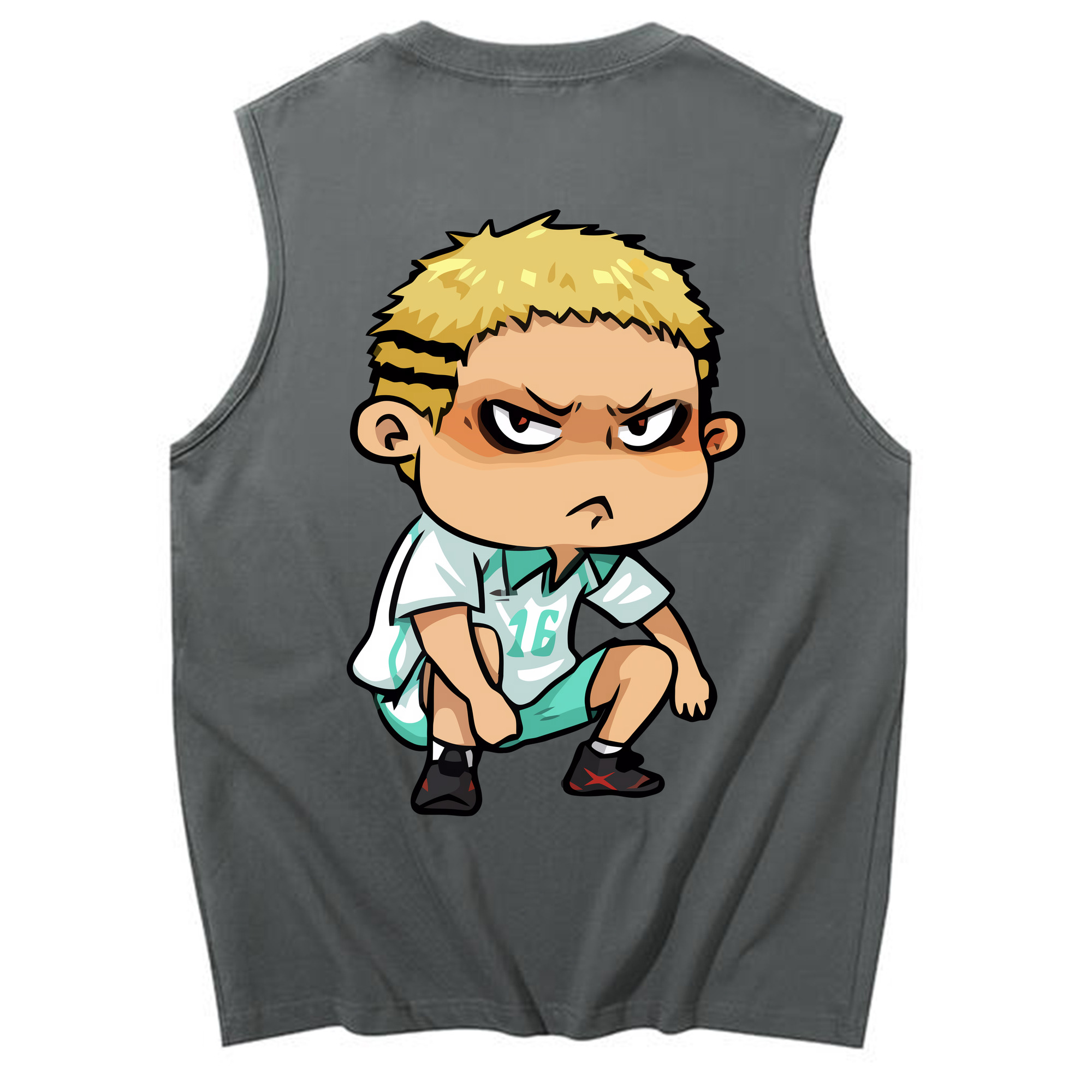 （画像用） ハイキュー!! Haikyu!! コットン100％タンクトップ（背面プリント）